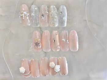 リナータ 新宿東口店(Rinata)の写真/≪韓国ネイル¥8000～ドライケア込み≫SNS映え間違いなしのデザイン☆トレンドパーツ多数入荷☆