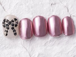 リボンピンクミラー8500yen