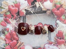 ネイルサロン&スクール ジーナ(GINA)/ボルドー×ゴールド