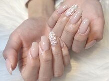 ケリーネイル(Keli Nail)/【ぷくぷくツイードネイル】