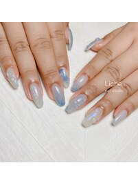 しずく×ニュアンスnail♪