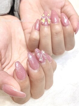 エステティックアンドネイル ローズ(ESTHETIC&NAIL Rose)の写真/ご新規様特典♪初回ハンドジェル・フットジェル20％オフ！スカルプチュア10％オフ!!ご来店お待ちしてます♪