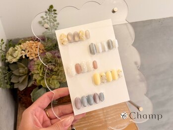 チャンプ 花園店(Champ)の写真/【忙しい毎日でもキレイをキープしたいあなたに★】パラジェルで手元を痛めず、お洒落ネイルを楽しめる♪