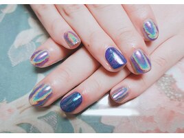 ユニコーンミラーネイル