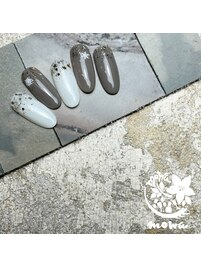 ☆雪の結晶ネイル☆