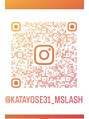 エムスラッシュ デイスパ 世田谷桜新町(M.SLASH DAYSPA) Instagramやってます！片寄の人柄が乗ってます！
