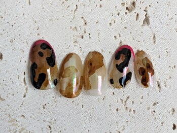 ネイルドッグ(NAIL DOG)/ヒョウ柄×スキニーフレンチ♪