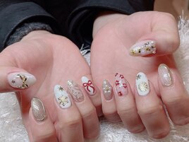 クリスマスネイル