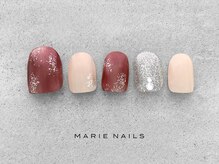 マリー ネイルズ いわきラトブ店(MARIE NAILS)/定額6600円税込 ピンク 1128c