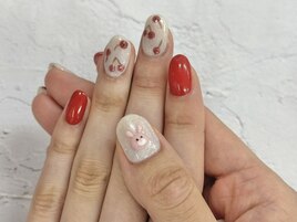 【森】うさぎ×チェリーアート