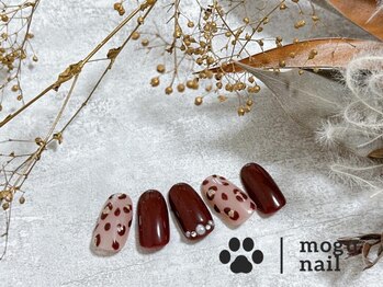 モグネイル(Mogunail)/9.10月定額A /豹柄ネイル