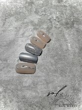 ソルネイルワークス(sol. nail works)/アートデザインM