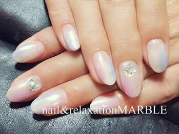 ネイルアンドリラクゼーション マーブル(MARBLE)/定額ネイル¥6150