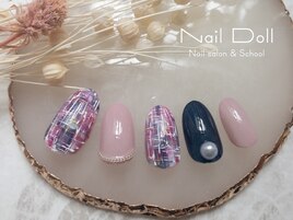 ツイード×パール