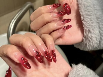 ウサギネイル 新大久保店(usagi nail)/クリスマスネイル