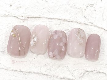 ネイルメゾン 池袋店(NAIL MAISON)/大人さくらニュアンス¥10550