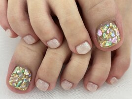 〇シェル　埋めつくしネイル♪