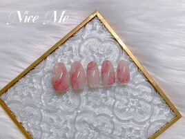桃ネイル