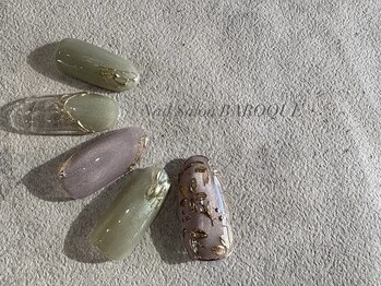 ネイルサロン バロック(Nail Salon BAROQUE)/春のボタニカルデザインネイル