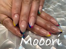 ネイルサロンモーリー(Mooori)/カラフルフレンチ