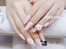 レッドベール 北浦和店(red veil)/チップ長さ出し＋ジェル