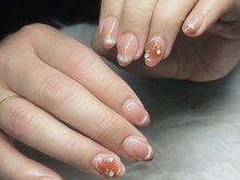 ネイルズバー 新宿店(Nails Bar)/アプリコットミルクネイル