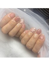 ミスネイル 北谷店(Ms.naiL)/オリジナルデザイン　桜