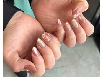 ランダネイル(LANDA. nail)/押し花ネイル