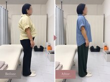 リエイド 福岡院(Re Aid.)の雰囲気(姿勢が整うことで首肩まわりから立ち姿までスッキリした印象に◎)