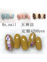 リーネイル 天神(Re.nail)/定額4200yen カラーチェンジok