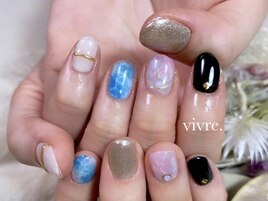 ミラーネイル/ドロップネイル