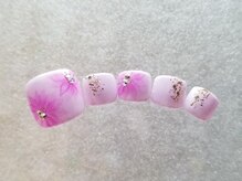ネイルフロンティア 吉祥寺(NAIL FRONTIER)/水彩ダリアフット4980円～