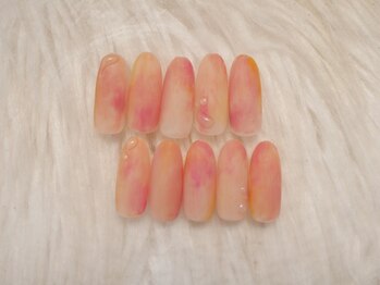リットネイル(Lit nail)/オータム桃