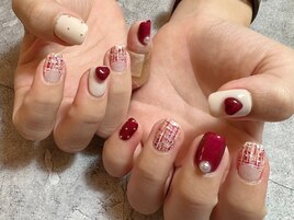 ツイード×ハート！