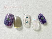 ネイルメゾン 梅田(NAIL MAISON)/個性派マグネットラメデザイン