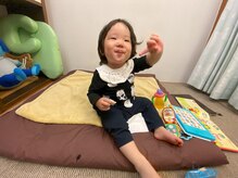 子育てママの整体サロン/施術中のお子様の様子