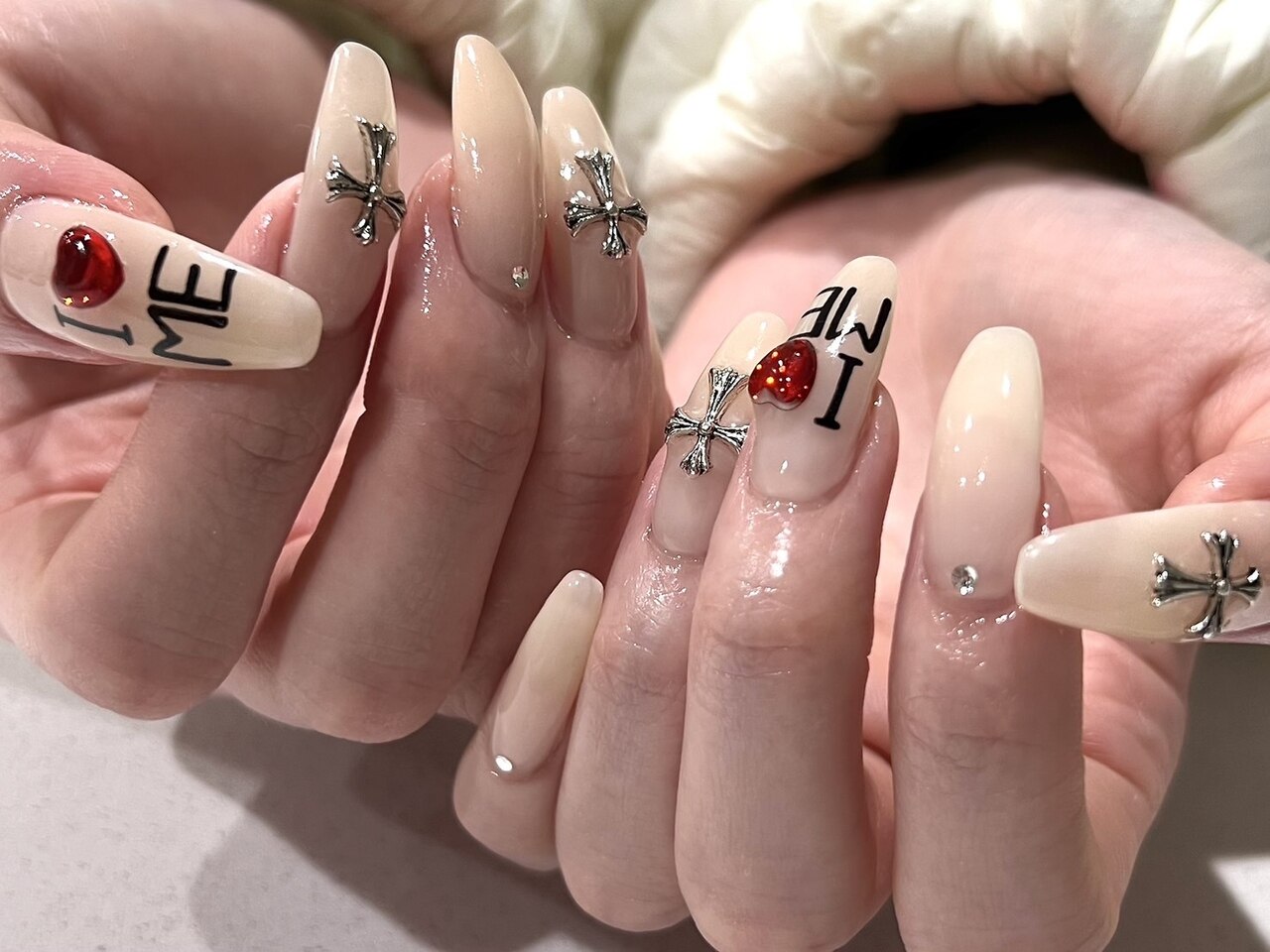 ever nail バレンタイン限定　ショートラウンド　新品　エバーネイル ever nail バレンタイン限定 ショートラウンド 新品 エバーネイル ever