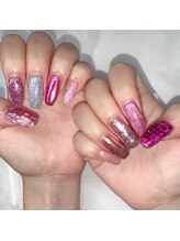 エムサロン(M salon)/こだわりピンクネイル!!