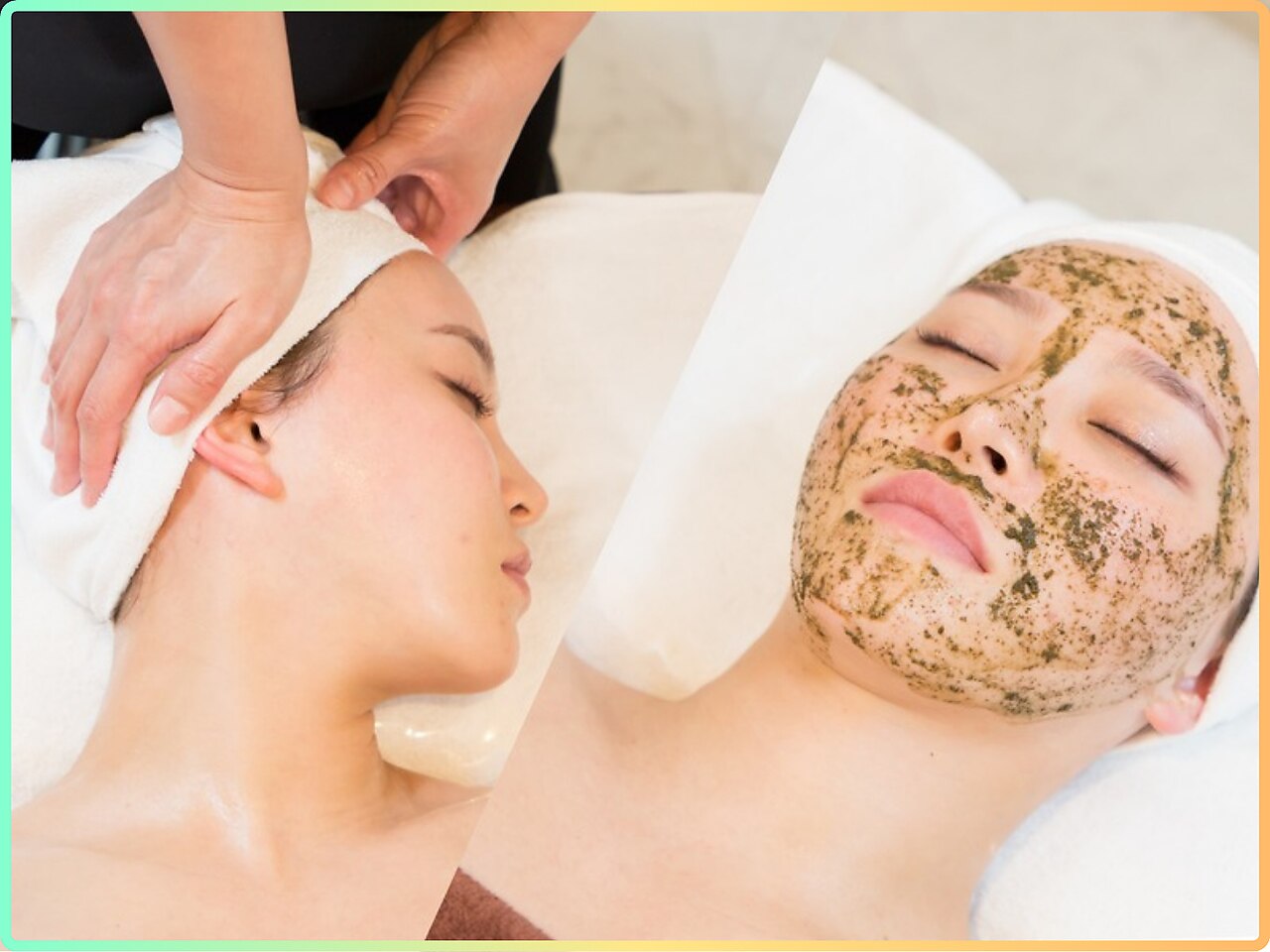 【内・外側から引き締め】丸ごと頭蓋骨小顔コルギ&陶肌トリートメント 7800円