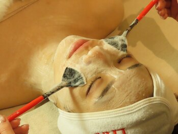 ラヴィサンスパ(Ravissant spa)の写真/【韓国ツヤ肌◆当店No1】ララピール/肌を"育てる"次世代ピーリング♪パックとヘットスパの贅沢フルセット◎