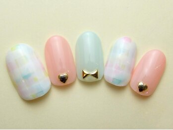 ネイルサロン ドレリッチ 大宮店(drerich)/【6990】パステルチェック