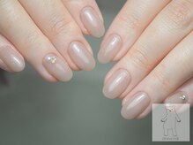 オトナネイル(otona nail)/グレージュシンプルネイル