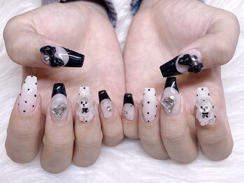 モカ 心斎橋(moca by Lee)/【Nanako】ドットネイル