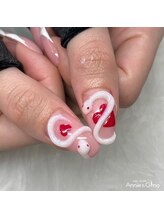 キュアバイアニーアンドジーノ(Qa by Annie&Gino)/《ヘビ年ネイル》