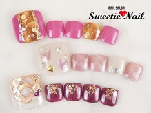 スウィーティーネイル 柏駅西口店(Sweetie Nail)の雰囲気（フット定額ジェル♪ハッピーコース7700円）