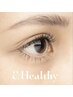 &Healthy +フラットラッシュ120本【エク+パーマ】