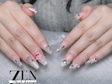 ゼン ネイル デザイン 池袋(ZEN NAIL DESIGN)/* 長 さだしやり放題×つけ放題