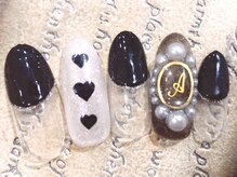 ネイルサロン ティディ(TIDY)/モテ可愛ブラック