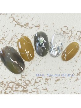 ネイルサロン クイル(QUILL)/１０月秋きいろ（１）