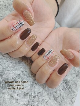 プライベート ネイルサロン マーマ(murmur)/チェックネイル